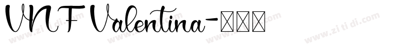 VNF Valentina字体转换